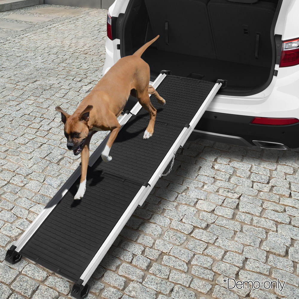 i.Pet Dog Ramp Pet Stairs Steps Car SUV Foldable Portable Ladder Adjustable image 8
