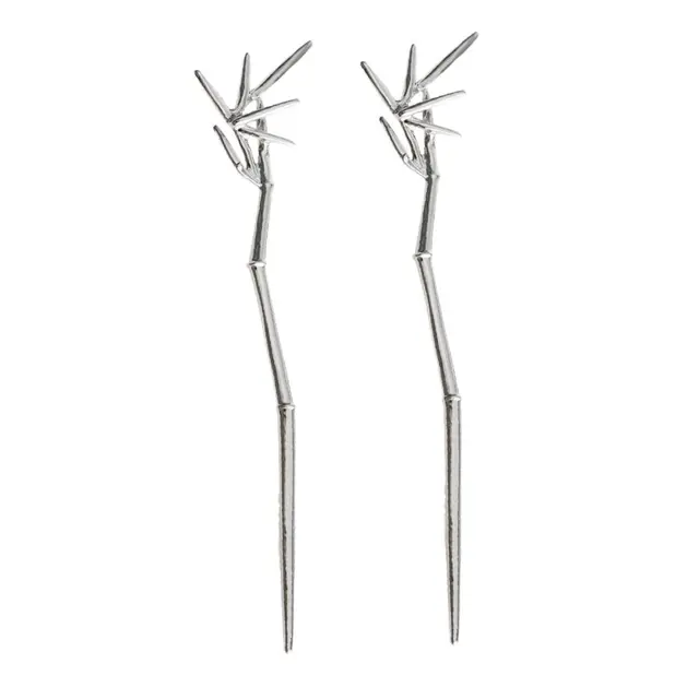 2pcs Bun Metal Hair Chopsticks Girls Barrettes for Hair Metal Hair Sticks Antique Hair…
