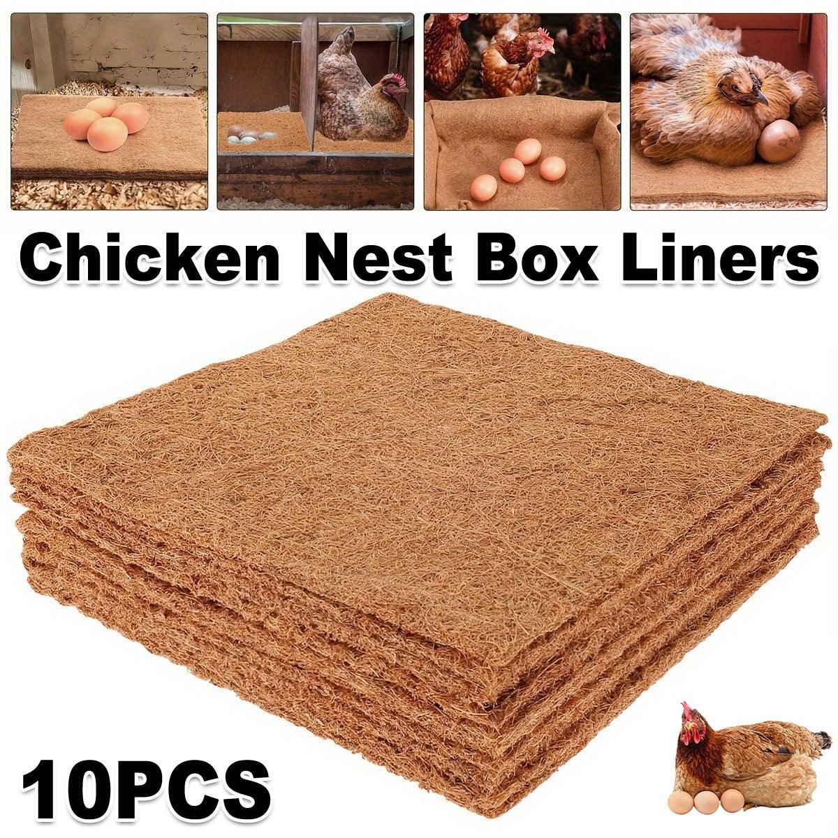 10pcs Chicken Nest Box Liner Soft Cushions for Poultry Hen Laying Coop Nest Pads image 13