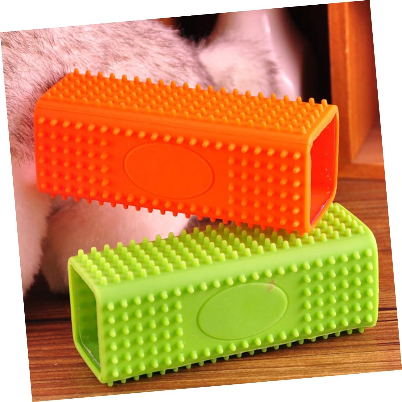 Pet Dog Cat Hair Remover Furniture Rubber Pet Hair Block Roller Cleaner image 4