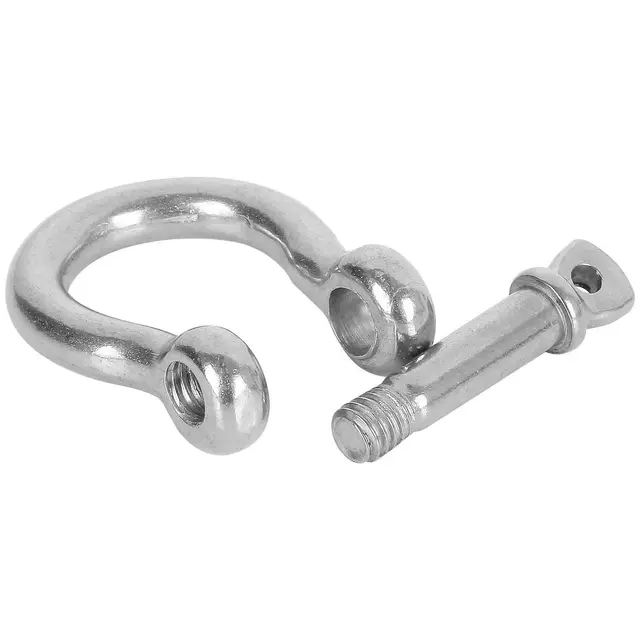 20 PCS Stainless Steel M6 Screw Shackle 1/4 Inch Chain Shackle Bow Shackle Clevis…