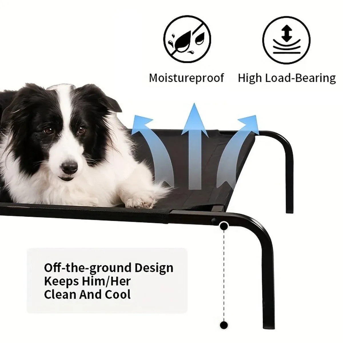 Heavy Duty Pet Raised Bed Elevated Trampoline Hammock Cat Dog Raised Deluxe… image 5