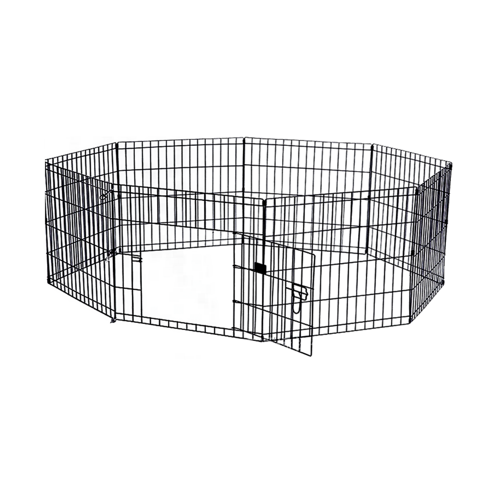 24" 8 Panel Pet Dog Playpen Puppy Exercise Cage Enclosure Fence Play Pen image 4