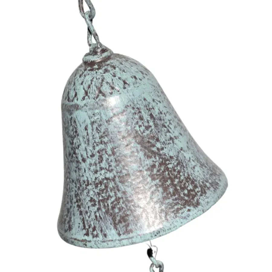 Hanging Turtles w Cast Iron Bell 62cm image 4