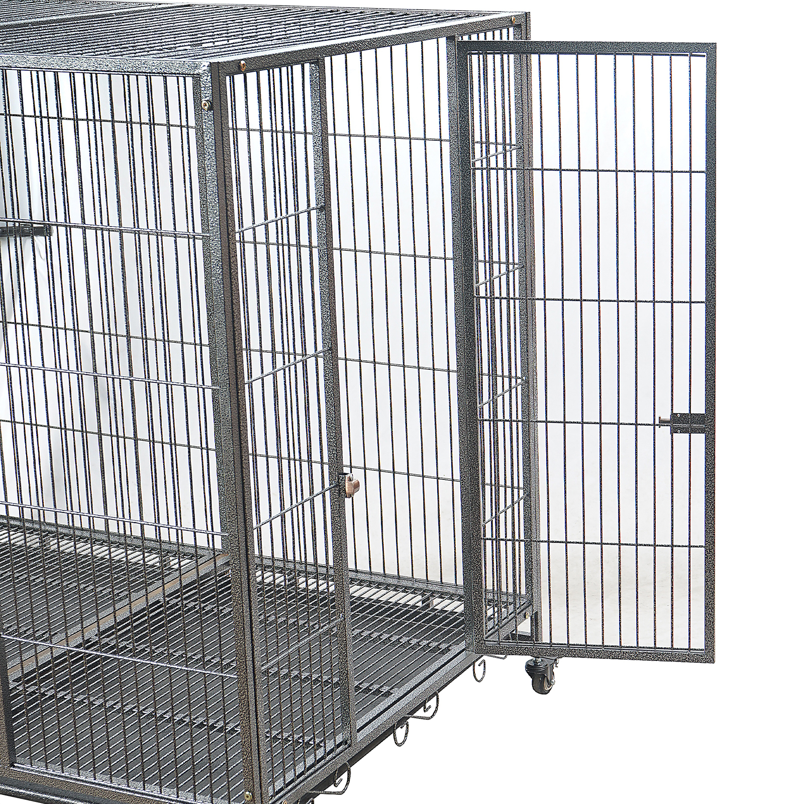 YES4PETS XXL Pet Dog Cat Cage Metal Crate Kennel Portable Puppy Cat Rabbit House image 3