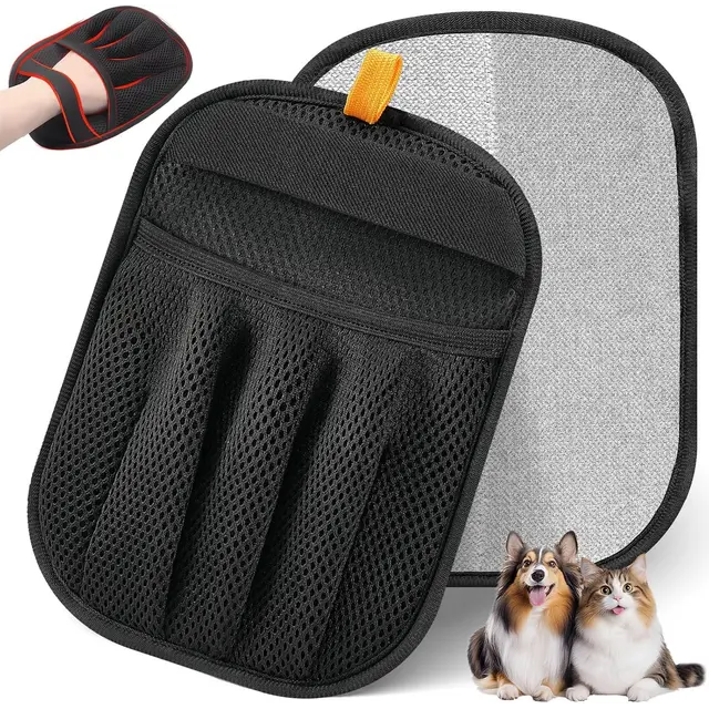 Reusable Pet Hair Removal Glove for Cats and Dogs