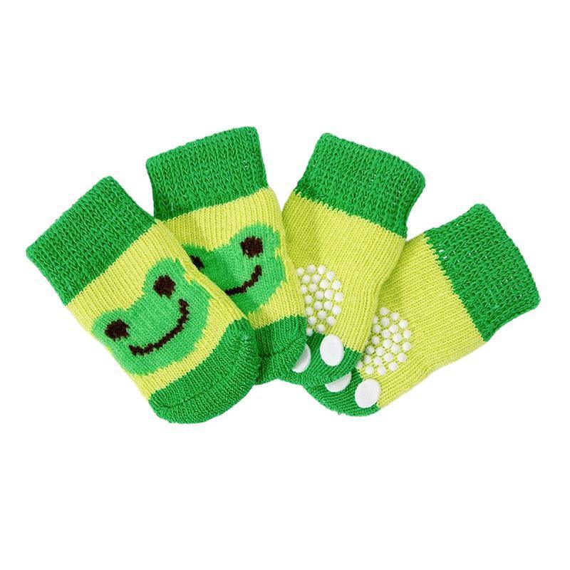 Dog Socks Non-Slip Grip Slip Anti-Slip - Puppy Cat Pet Shoes Slippers M Size - Grey… image 16