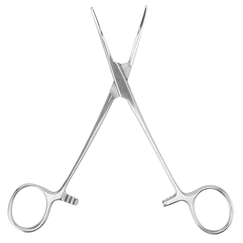 Surgical Haemostatic Hemostatic Forceps Stainless Steel Curved Tip Pliers Pet Hair… image 4