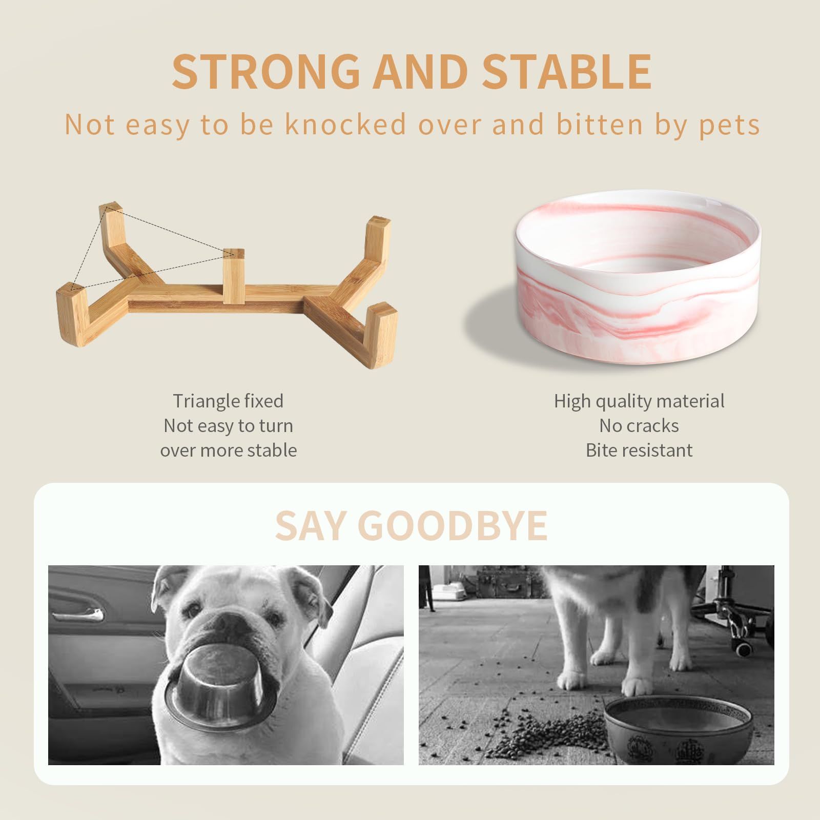 Ceramic Round Pet Feeder image 4