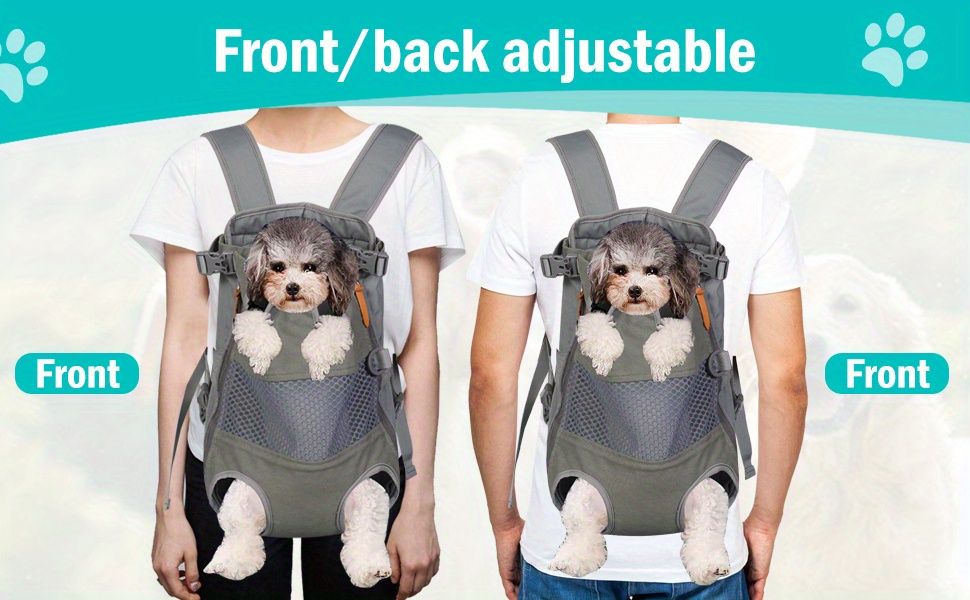 Gray Black outdoor pet backpack