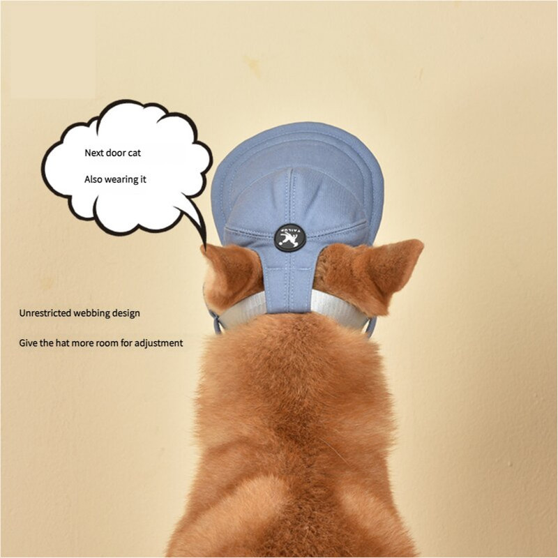 Size S Dark Blue Adjustable Pet Baseball Cap for Cats and Dogs - Cute Sun Protection… image 4