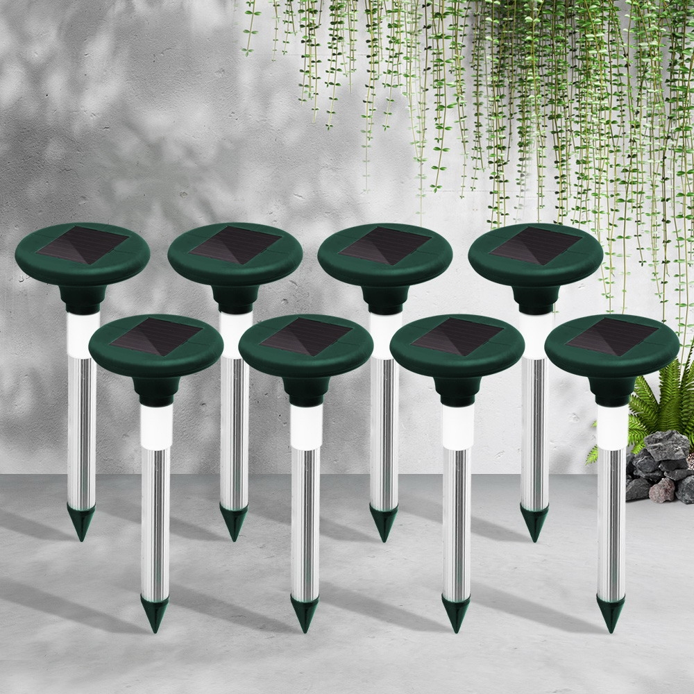 Gardeon Snake Repeller 8X Solar LED Pulse Plus Ultrasonic Pest Rodent Repellent image 8