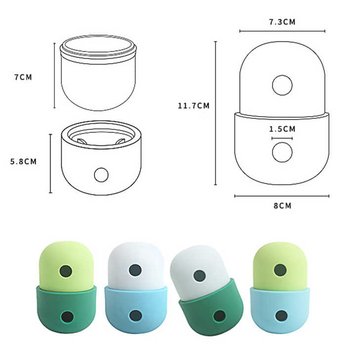 2 Pcs White And Green Interactive Pet Treat Dispensing Ball - Food-Grade Silicone… image 6