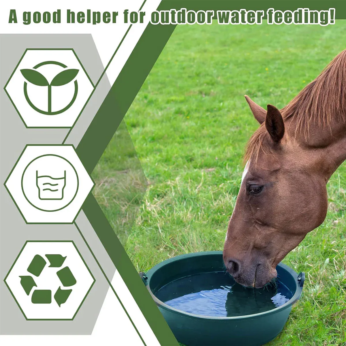 Chicken Feeding Basin 6pcs Plastic Breeding Trough Bowl Farm Feeder Container image 6