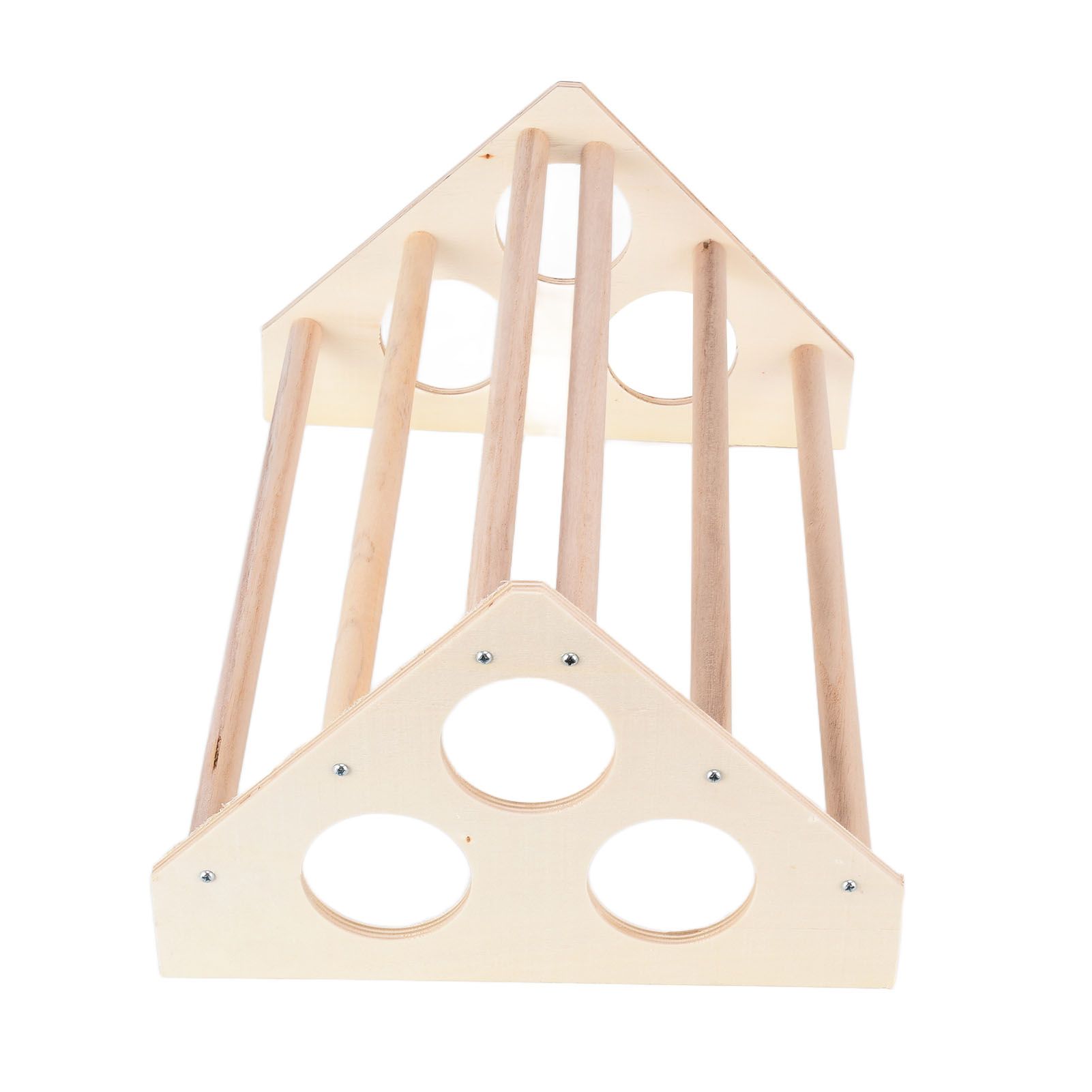 Pet Chicken Wood Stand Hand Made Small Chicken Roost Rack for Poultry House Home Farm image 9