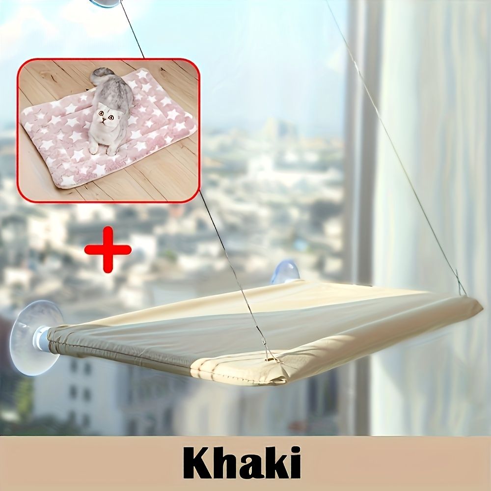 Cat hammock suction cup hanging nest pet bed removable washable cat house…, Universal image 2