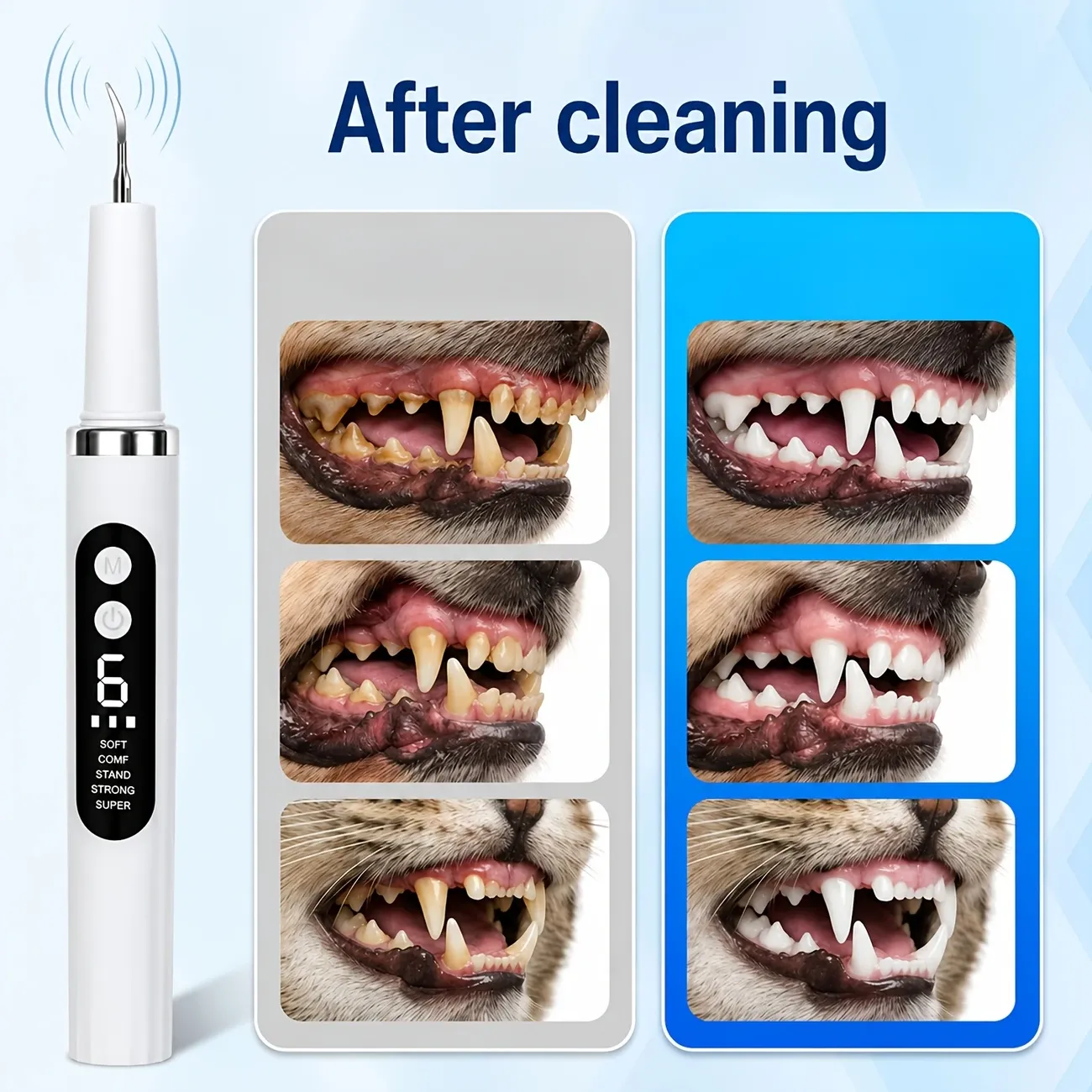 Pet Electric Ultrasonic Tooth Cleaner – USB Rechargeable image 4