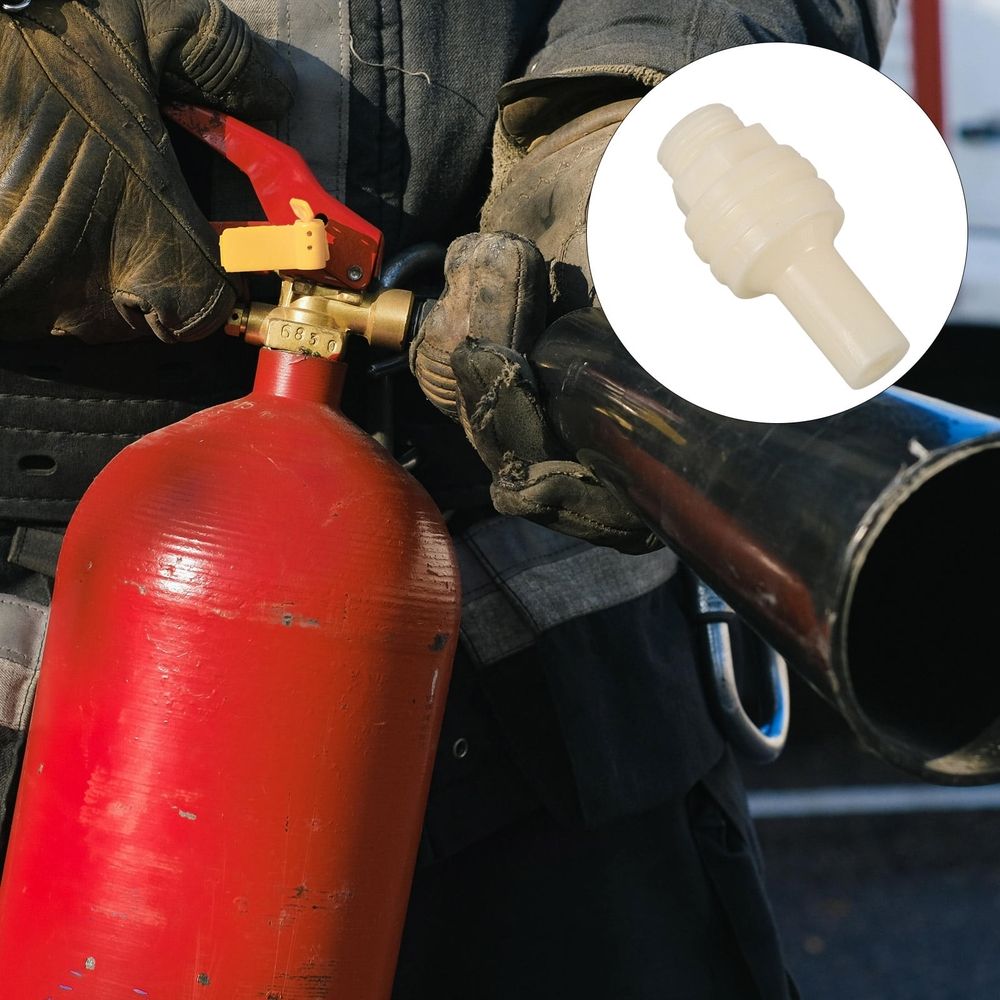 6Pcs Replacement Fire Extinguisher Nozzles Metal Wide Mouth Design for Daily Use Light… image 3