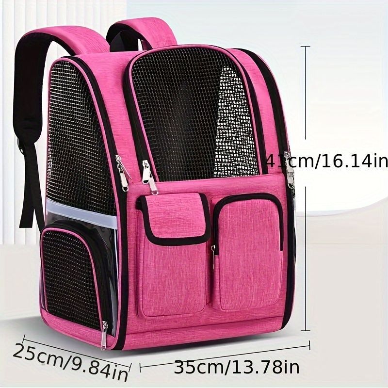 Dog Carrier Backpack Pet Transport Bag Travel Accessory For Dogs Dog Supplies - Gray… image 4