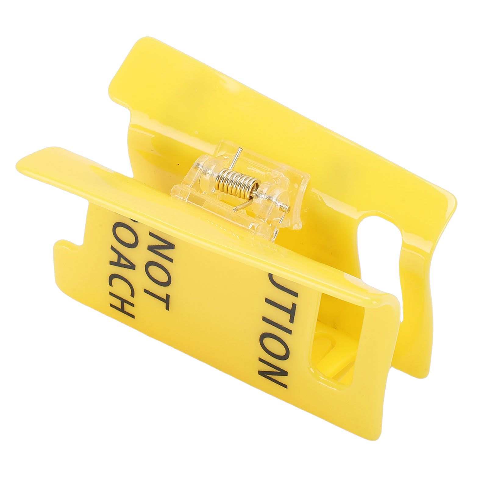 Caution Sign Hair Claw Clamp Do Not Approach Sign Funny Yellow Warning Hair Clamp for… image 7
