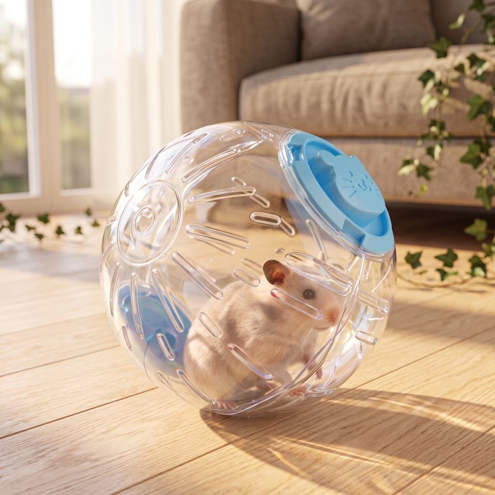 Hamster Exercise Ball, Blue image 2