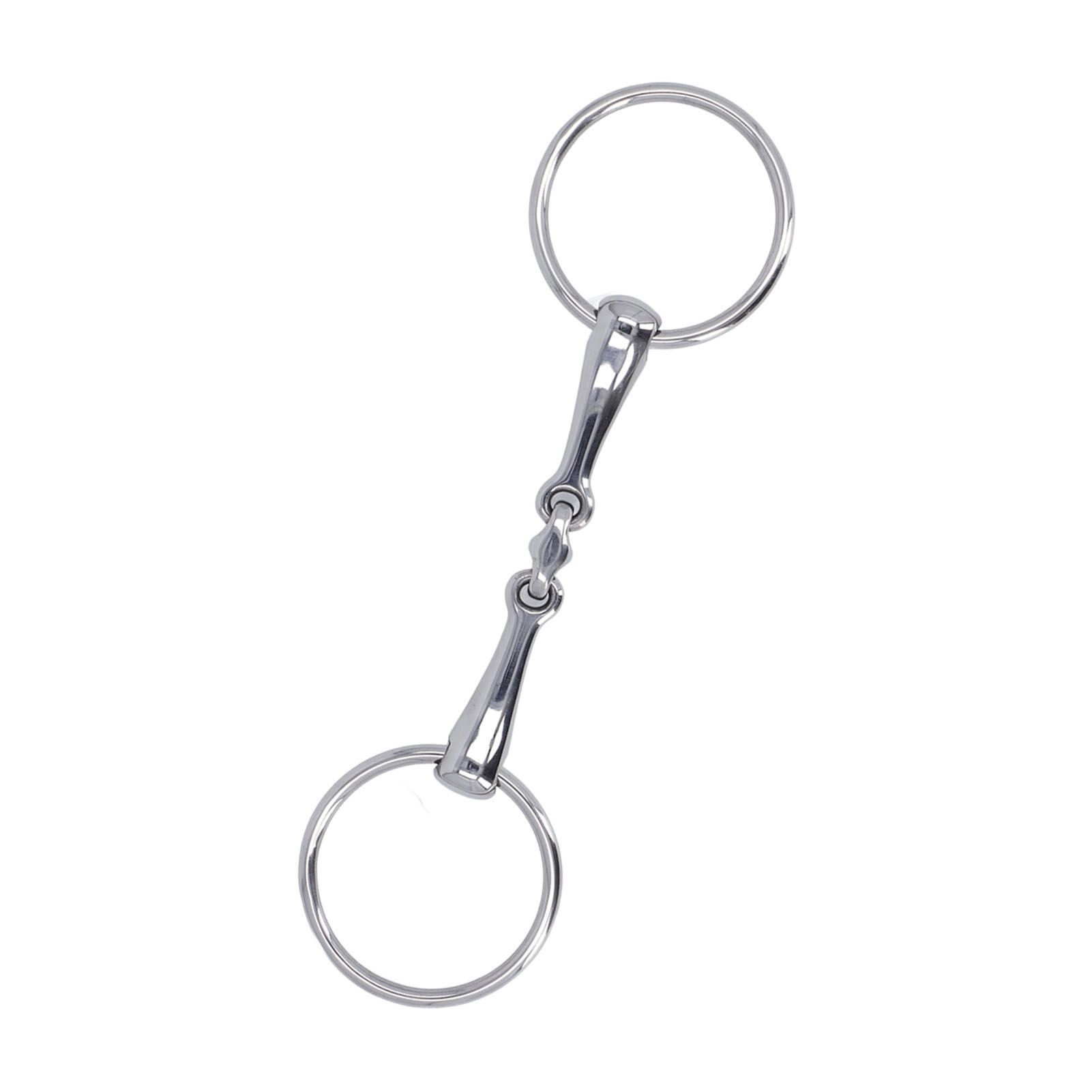 Horse Snaffle Stainless Steel Flexible Jointed Wearable Rust Proof O Ring Horse Mouth… image 5
