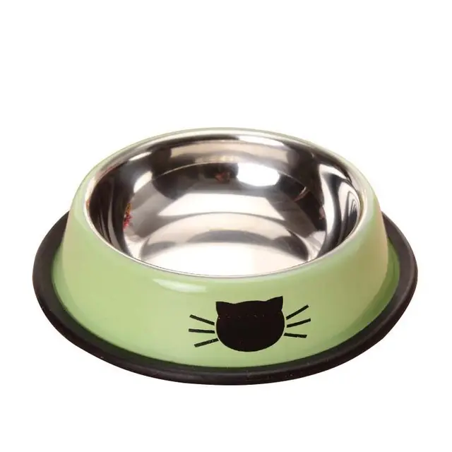 Cat Bowl Pet Bowl Water Bowl with Non-Slip Rubber Base Small Pet Bowl Cat Feeding…