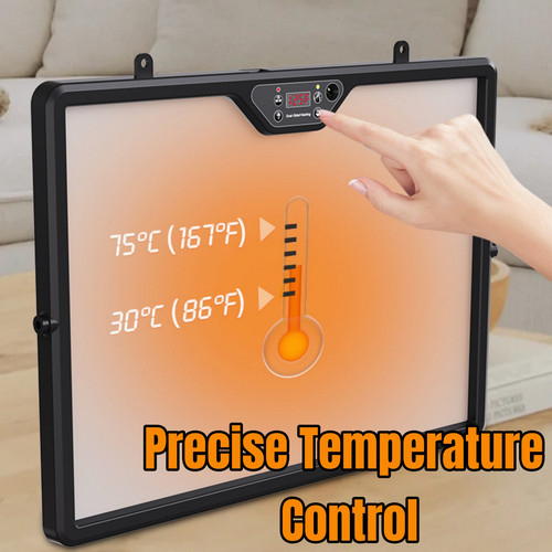 Chick Brooder Heating Plate Chicken Coop Heater Dual-Sided Duck Poultry Brooder image 6