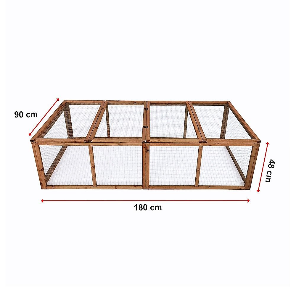 Chicken coop LARGE Run Guinea Pig Cage Villa Extension Rabbit hutch house pen image 10