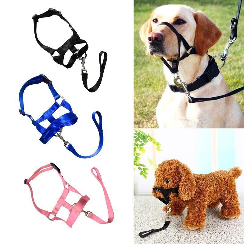 Pink Dog Training Head Collar Halter Stop Pulling Training Tool Harness Strap Leader… image 8