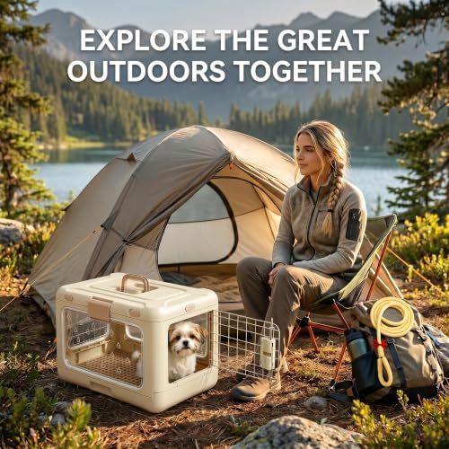 Foldable Hard Cat Carrier – Portable Travel cage, 20 image 7
