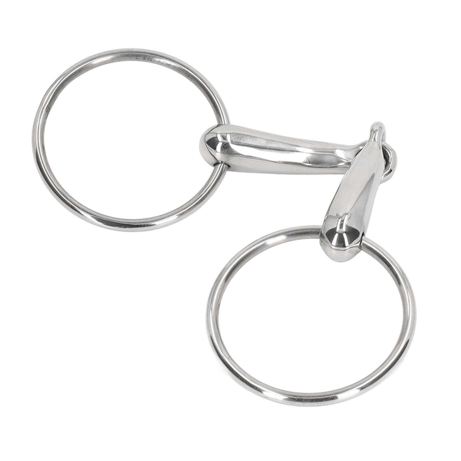 Horse Snaffle Bit Stainless Steel Horse Mouth Bit Jointed Chewing Mouth Roller 135mm image 9
