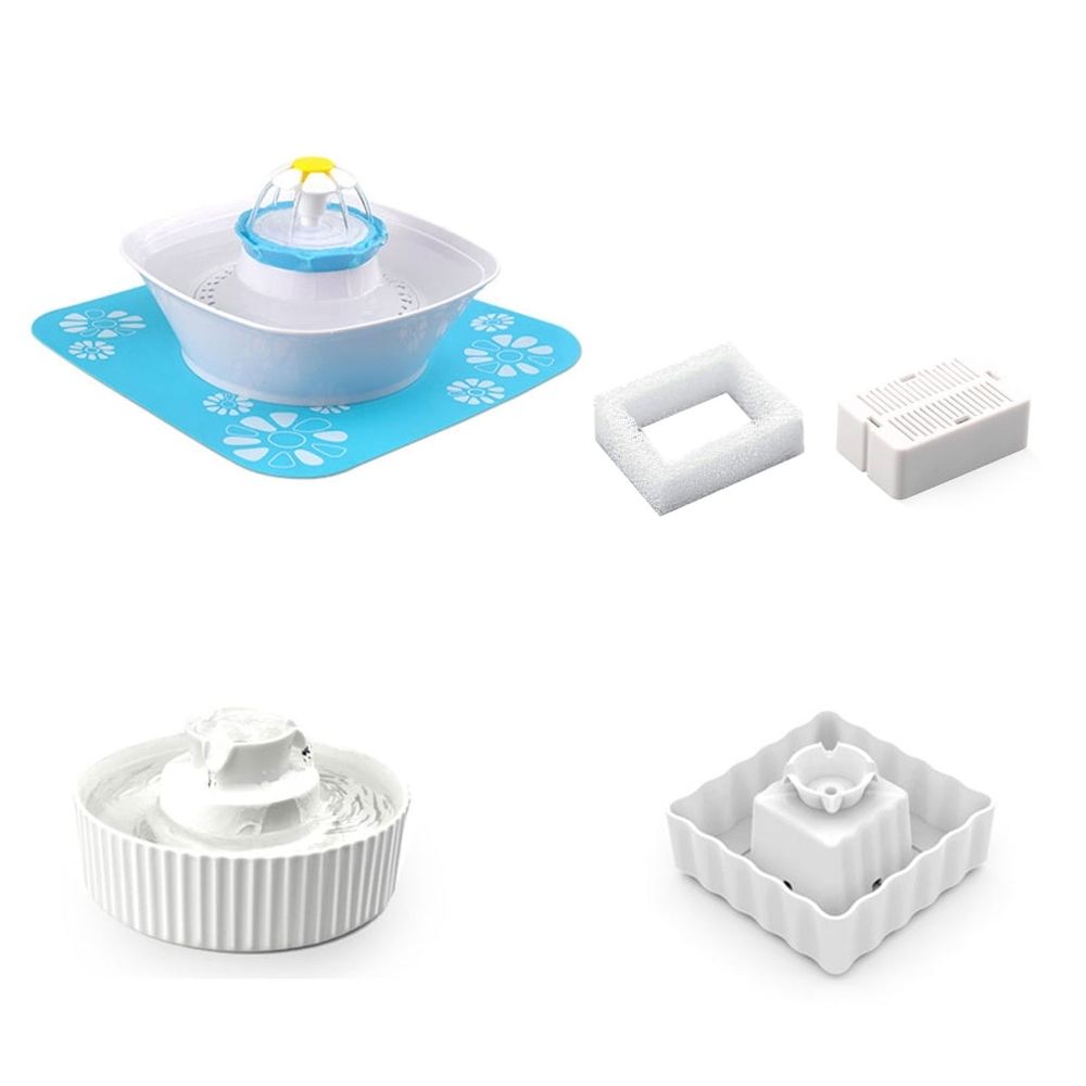 Fountain Filters Sponge Pet Water Dispenser Replacement Filter Foam System Flower… image 3