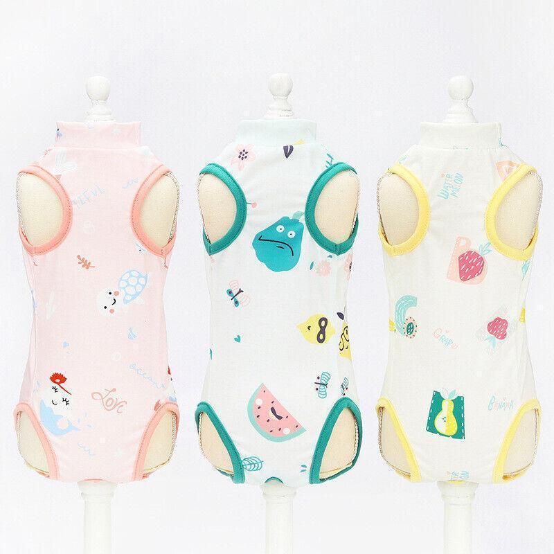 Pet Cat Postoperative Recovery Suit Pet Surgery Clothing Sterilization Weaning Pink… image 11