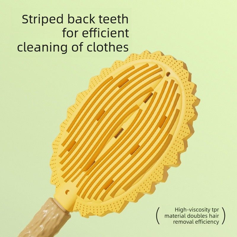 Pet Massage Comb, Cat Hair Remover Brush, Grooming Deshedding Tool-Yellow image 3