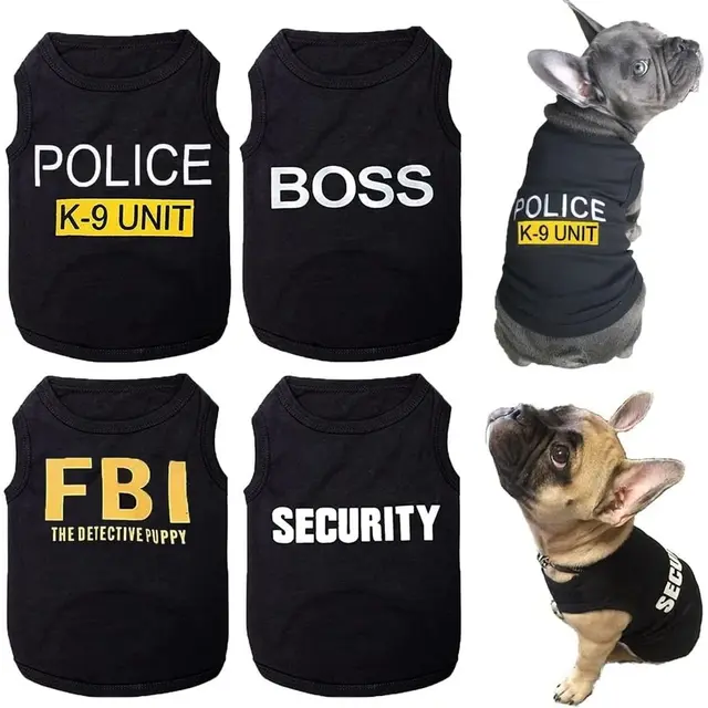 4 Pack Dog Shirts for Small Dog