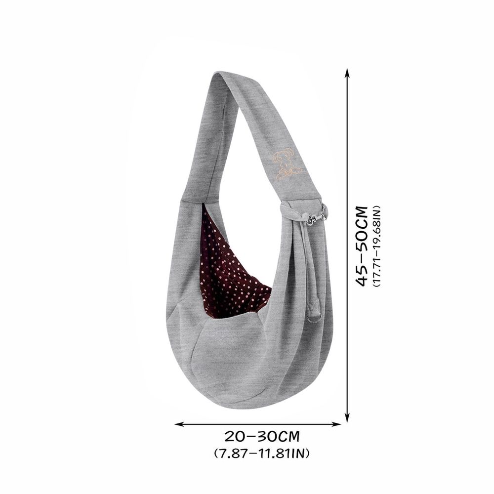Dog Crossbody Single Shoulder Outdoor Carrier Bag Lightweight Wearable Pet Outing… image 3
