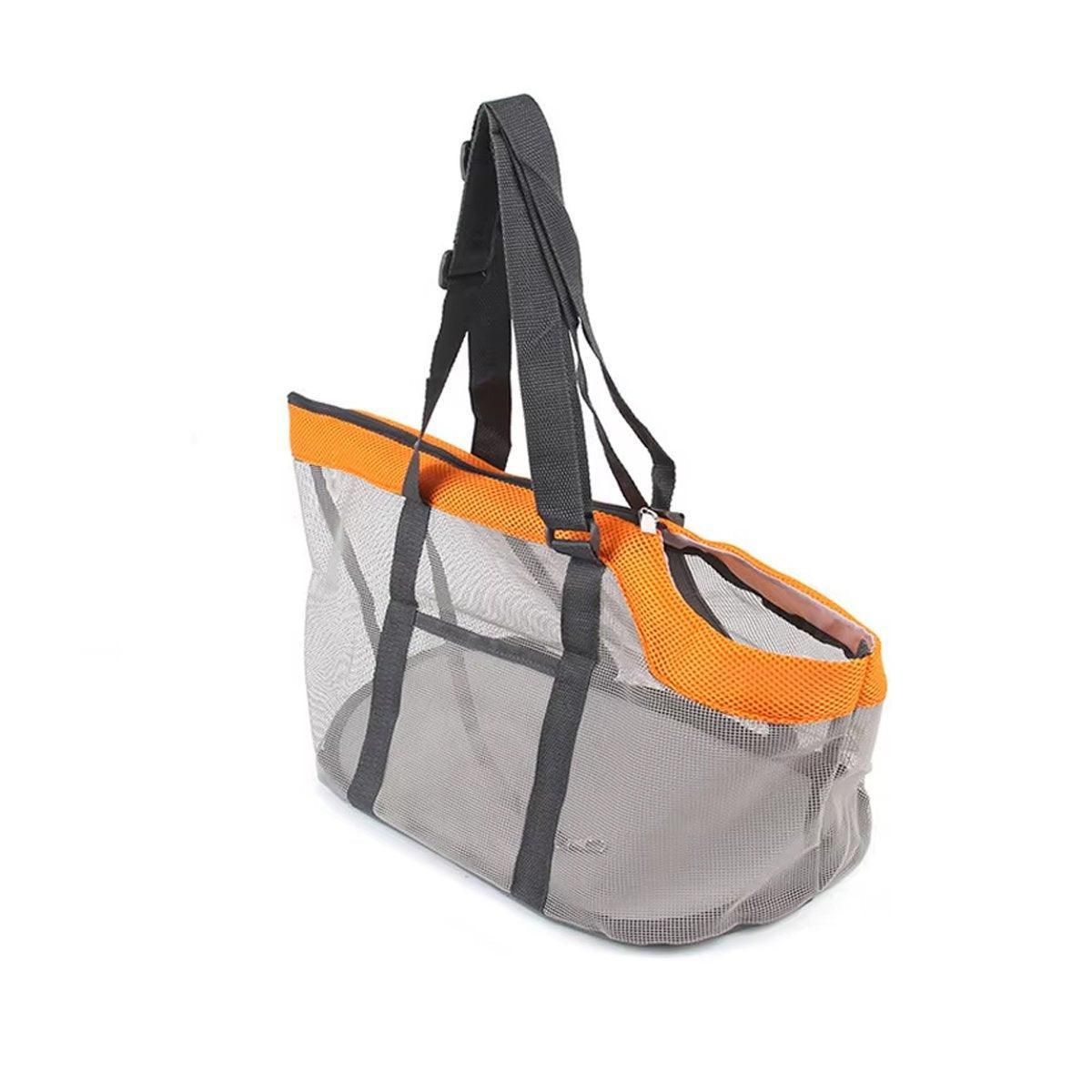 Mesh Dogs Carrying Bag Large Capacity Breathable Outdoor Travel Pet Carrier Bag image 12