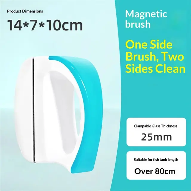 Magnetic Scrubber for Aquarium Fish Tank – Non-Slip