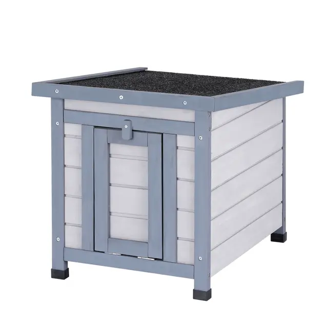 i.Pet Outdoor Cat House Rabbit Hutch Wooden Shelter Condo Small Enclosure Indoor Cat…