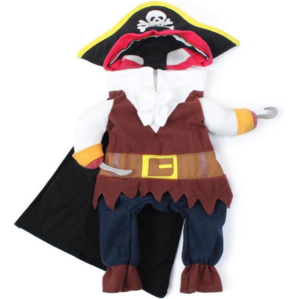 Funny Dog Costume Pirates of The Caribbean Style Cat Costumes Halloween Dog…, M image 3