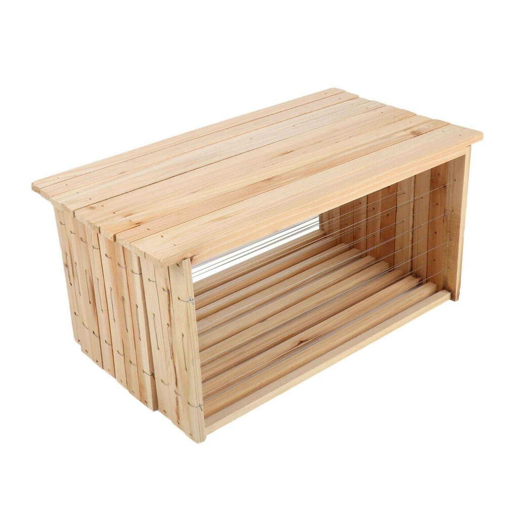 10x Wire Beehive Frame Assembled Wood Steel Unwaxed Deep Hive Frames Beekeeping image 7