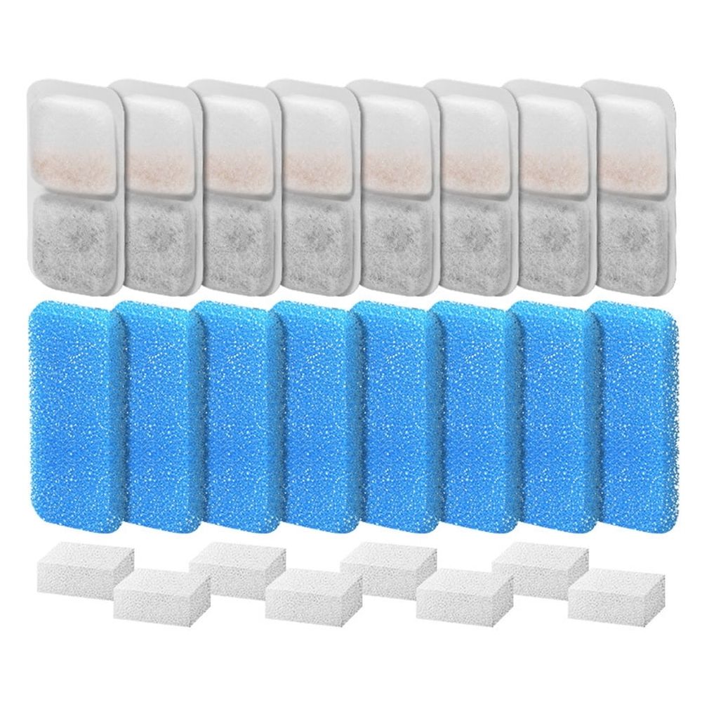 8/12/16 Pack Replacement Filters Rectangle Provide Refreshing Water for Pet Fountain…