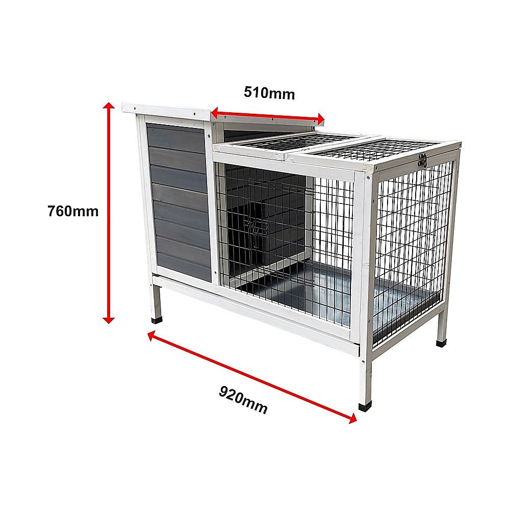 Rabbit Bunny Cage Hutch Pet Cages Enclosure image 9