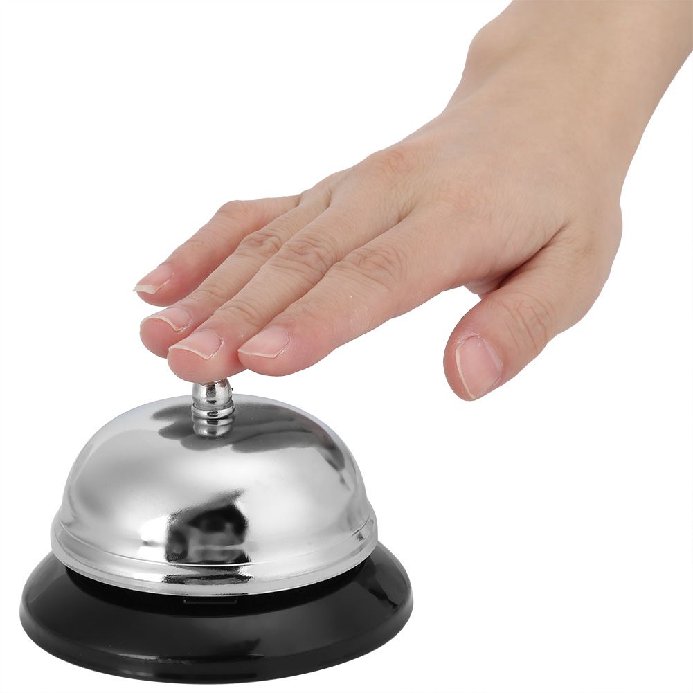 3Pcs Stainless Steel Desktop Service Call Ring Bell for Hotel Restaurant Reception… image 7