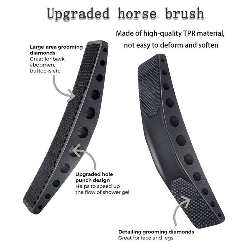 Horse Brush Hair Grooming Shedding Massage Tool Supplies Groomer Stuff Short Haired… image 4