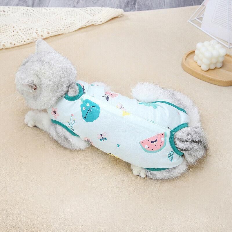 Pet Cat Postoperative Recovery Suit Pet Surgery Clothing Sterilization Weaning Pink… image 10