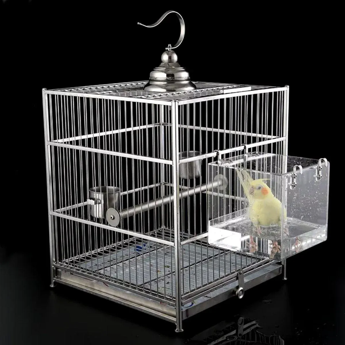 Bird Bathing Box Basin for Birds Outdoor Bathing Pool Bird Shower Basin for Pets image 6