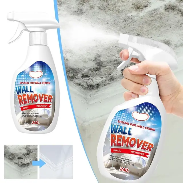 Mildew Remover for Clothes Fabric Mildew Cleaner Shower 240ml Home Wall Remover…
