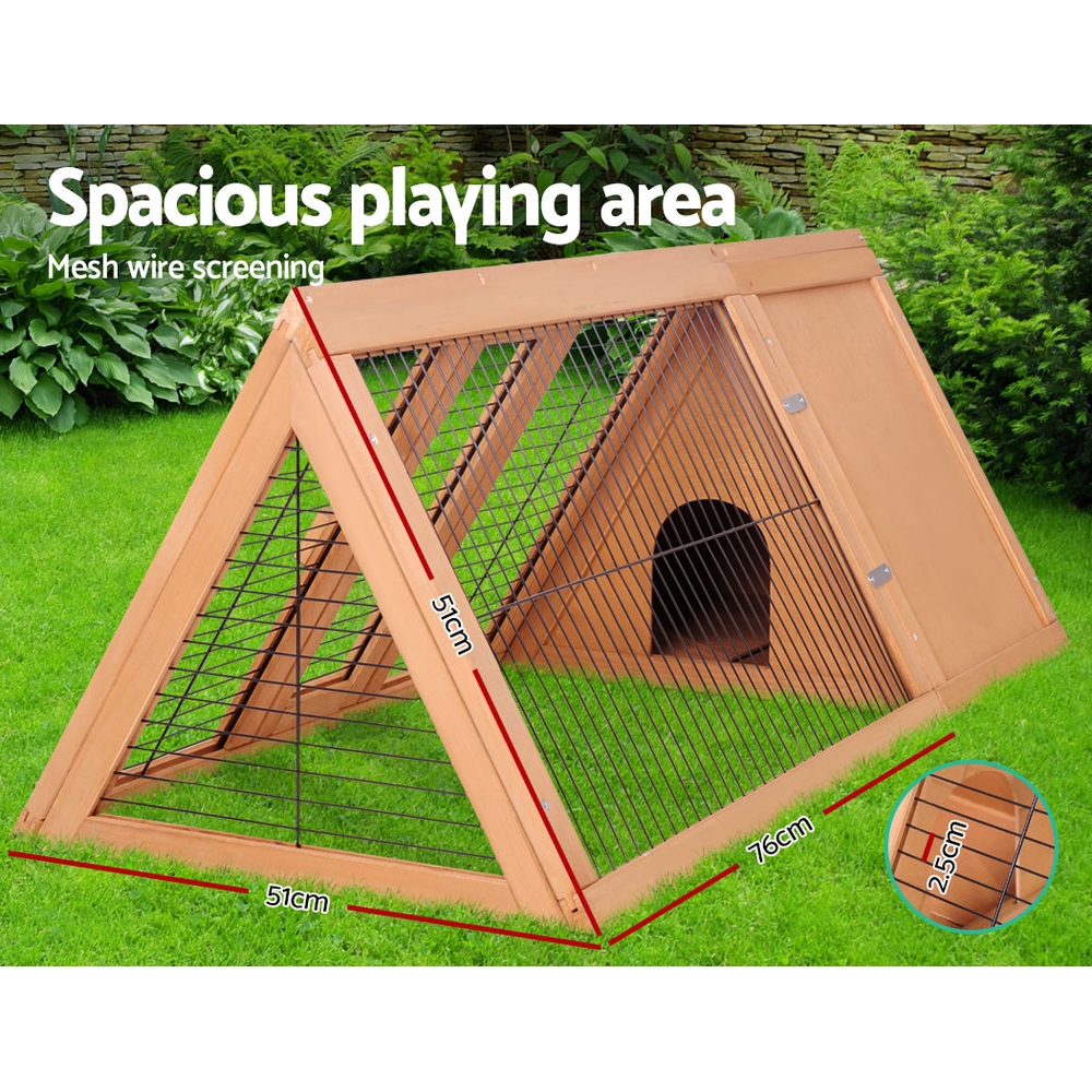 i.Pet Rabbit Hutch Chicken Coop 119cm x 51cm x 44cm Chicken Coop Large Run Wooden Cage… image 7